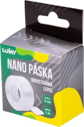 Oboustranná průhledná nano lepící páska