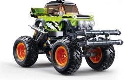 Sluban natahovací monster truck Bigfoot Green