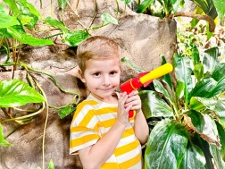 Sporto Pop Racket pěnová pistole na vzduch