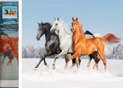 Diamantové malování Koňské trio 30x40cm