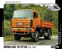 Puzzle RETRO-AUTA – ŠKODA LIAZ 18.29 XA, 40 dílků