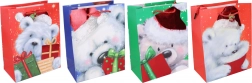 Dárková taška vánoční L 32 × 41,5 × 12 cm