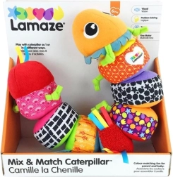 TOMY Lamaze mixovací housenka mix and match