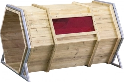 Dřevěný tunel s okny od Classic World EDU