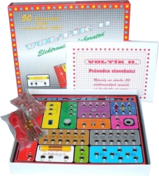 Voltík II elektronická stavebnice bez pájení