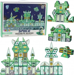 Magnetické stavebnice Kosmos Stanice 4D 172 dílků