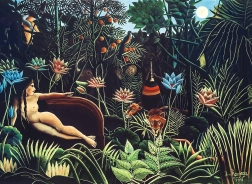 Dřevěné Puzzle Art: Henri Rousseau - Sen 200 Dílů