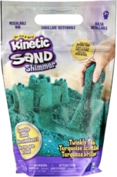Kinetic Sand modrozelený třpytivý písek 0,9 kg