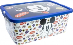 Plastový úložný box 13 l MICKEY s víkem
