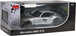 Dálkově ovládaný model Mercedes‑AMG GT2 1:14 šedý Rastar