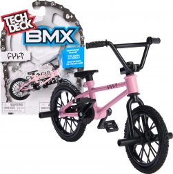 Tech Deck finger bike BMX CULT růžový s nálepkami