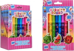 voňavé barevné fixy s ovocnou vůní, 10 ks