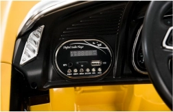 Dětské elektrické autíčko Audi R8 Spyder žluté