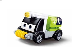 Sluban natahovací autíčko Zelená cisterna
