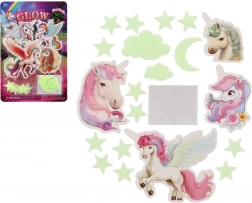 Svítící jednorožci na zeď a strop