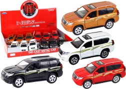 Kovové autíčko 12 cm s efekty světla a zvuku – různé barvy