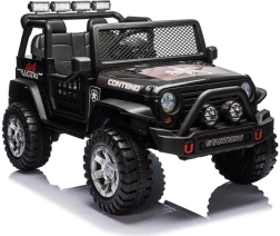 Dětské elektrické autíčko 4x4, černé