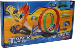 Dráha se smyčkou a ohnivou rampou 100 × 22 × 27 cm