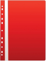 Rychlovazač A4 s eurozávěsem, PP, červený