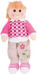 Látková panenka Melanie 38 cm – Bigjigs Toys
