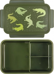 A Little Lovely Company krabička na svačinu pro děti – Krokodýl