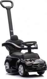 Dětské odrážedlo s rukojetí Mercedes 3v1 černé