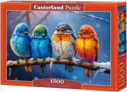 Puzzle 1500 dílků Ptáčci Spolu tepleji