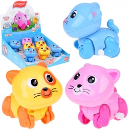 Natahovací kočička Psotek – barevná pohyblivá hračka pro nejmenší