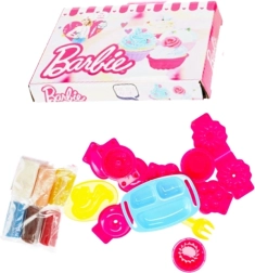 Plastelína BARBIE cukrárna – kreativní sada s formičkami