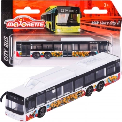 Městský autobus MAN Lion's City C – bílý model Majorette