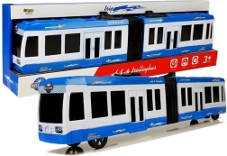 Kloubový autobus s setrvačníkem – modrý