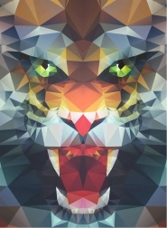 Puzzle Polygonový Lev 500 Dílů Ravensburger