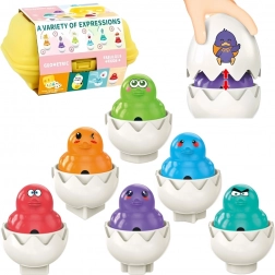 WOOPIE Mozaika Montessori Vejce Skučavka 6ks