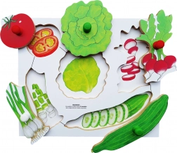 Just Jigsaws Dřevěné Puzzle Loupeme a Krájíme Plodiny