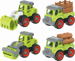 Šroubovací zemědělská auta 4 ks