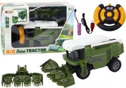 RC kombajn zemědělský zelený