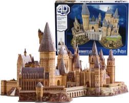 3D papírové puzzle HARRY POTTER Bradavický hrad 4D Build