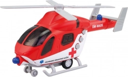 Vrtulník záchranné služby se setrvačníkem se světlem a zvukem