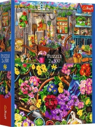 Puzzle 2×500 – práce na zahradě