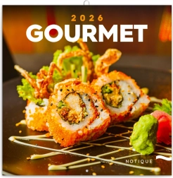 Poznámkový kalendář Gourmet 2026
