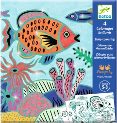 Djeco třpytivé omalovánky Pod mořem