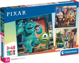 Clementoni puzzle Disney Pixar 3×48 dílků