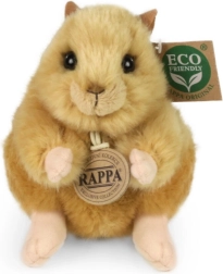 Plyšový křeček zlatý 16 cm eco‑friendly Rappa