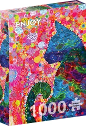 Puzzle Přemýšlivá Kočka 1000 Dílků