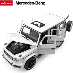 Kovový model 1:32 MERCEDES‑BENZ AMG G63 se zvukem bílý Rastar