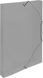 Plastová archivační krabice A4 s gumou kouřová