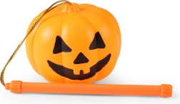 Svítící dýně na Halloween s rukojetí
