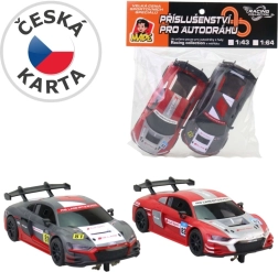 Náhradní autíčka k autodráze AUDI – 2 ks
