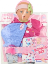 Oblečení pro panenku 45 cm s plenkou