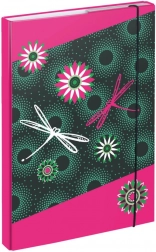 Desky na školní sešity A4 Květiny